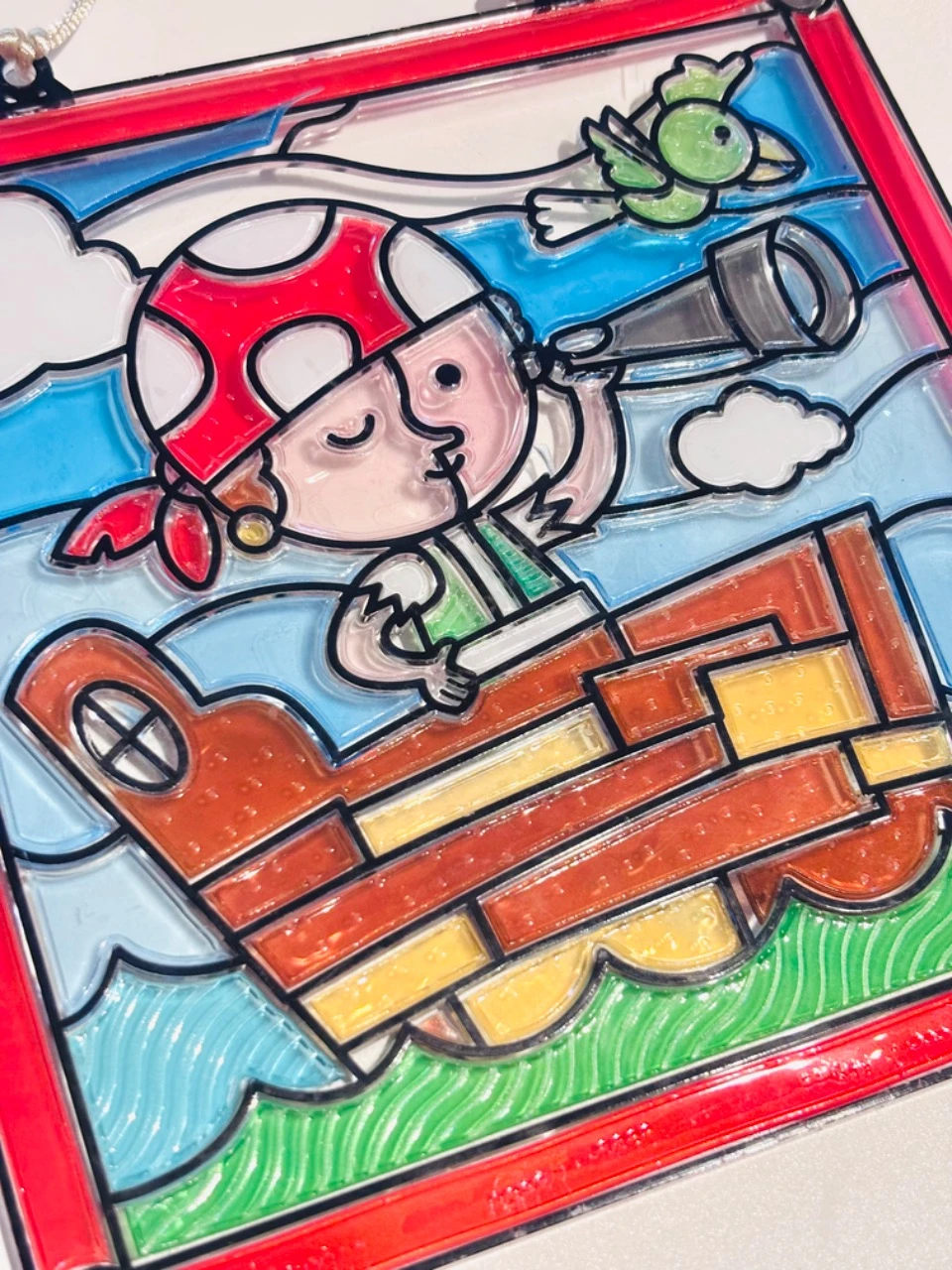 Set van 2 decoratieve plastic frames in piraten en prinsessen mozaïek – photo 10